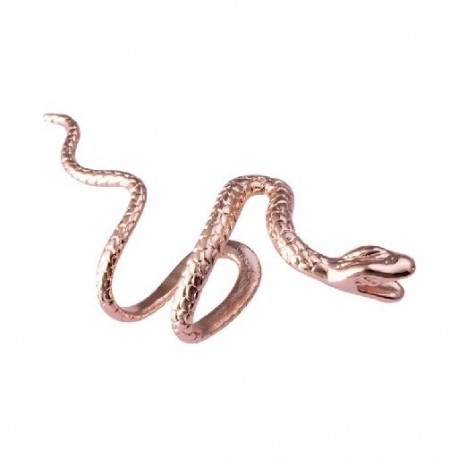 Fém szín: Rose Gold szín - 1 db ötvözetből készült kígyó fülcsipesz piercing nélkül Punk nem áttört csíptetős