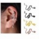 Fém szín: Rose Gold szín - 1 db ötvözetből készült kígyó fülcsipesz piercing nélkül Punk nem áttört csíptetős