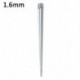 Szín: C 1.6MM külső thr - 4 db/2/1 db rozsdamentes acél vezetőrúd (3 cm hosszú) - Piercing nyújtó eszköz menetes vagy