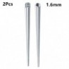 Szín: 1,6 mm-es készlet - 4 db/2/1 db rozsdamentes acél vezetőrúd (3 cm hosszú) - Piercing nyújtó eszköz menetes vagy