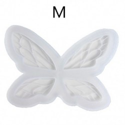 Szín: M - 1 db DIY Butterfly Elf Wings Quicksand szilikon epoxi forma DIY kulcstartó medál forma