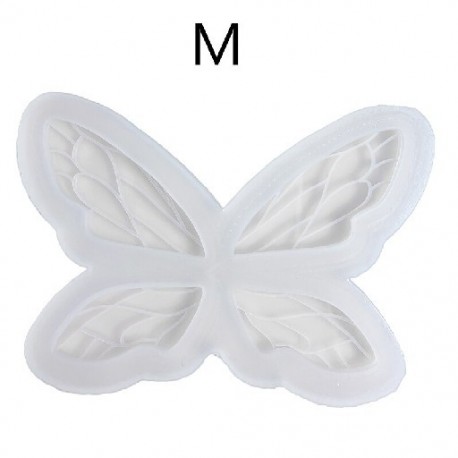 Szín: M - 1 db DIY Butterfly Elf Wings Quicksand szilikon epoxi forma DIY kulcstartó medál forma