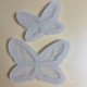 Szín: M - 1 db DIY Butterfly Elf Wings Quicksand szilikon epoxi forma DIY kulcstartó medál forma