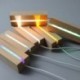 Szín: zöld világos-12 cm - LED fény világító talp akril barkács lámpa tartó Kreatív éjszakai fény téglalap fa