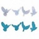 Szín: BL-2 - 4 db/1 db Flying Bird sorozat falra akasztható kulcstartó forma szilikon epoxigyanta formák barkácsolás