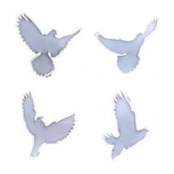 Szín: T-All - 4 db/1 db Flying Bird sorozat falra akasztható kulcstartó forma szilikon epoxigyanta formák barkácsolás