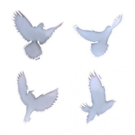 Szín: T-All - 4 db/1 db Flying Bird sorozat falra akasztható kulcstartó forma szilikon epoxigyanta formák barkácsolás