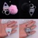 Szín: D - 1 db női kulcstartó többszínű lapos hátú gyanta Ouija Planchette Charms gradiens deszka kulcstartó plüss