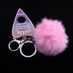 Szín: A - 1 db női kulcstartó többszínű lapos hátú gyanta Ouija Planchette Charms gradiens deszka kulcstartó plüss