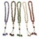 Fém szín: fekete - 1 db Tasbih imagyöngyök iszlám muszlim imagyöngyök Tasbeeh pult Zikr gyöngyök rózsafüzér