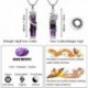 Fém szín: LG - 2 db Crystal Dragon Phoenix hozzáillő pár nyaklánc hengeres Yin Yang medál nyaklánc Sugárzás