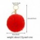 Szín: Pompon medál - 22 db Pom Pom Kulcstartó Műnyúl szőrme Pom Pom Golyók Kulcstartó 12cm Bolyhos Pom Pom Kulcstartó