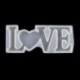 Szín: 7HH1107874-3300 - 1 db Love Home Családi Szilikon Forma Love Resin Forma Love Sign Word Epoxy gyanta formák