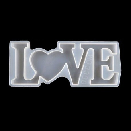 Szín: 7HH1107874-3300 - 1 db Love Home Családi Szilikon Forma Love Resin Forma Love Sign Word Epoxy gyanta formák
