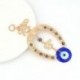 Szín: képen látható - 1 db török kék szem patkó elefánt medál Evil Eye Lucky Charm falra akasztó dísz Áldás