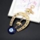 Szín: képen látható - 1 db török kék szem patkó elefánt medál Evil Eye Lucky Charm falra akasztó dísz Áldás