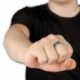 Fő kő színe: A - 1 db Feng Shui Pixiu Mani Mantra Védelem Gazdag Gyűrűs Bűbáj Gyűrű Amulett Wealth Lucky Open