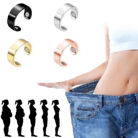 Fő kő színe: 4 db - 4db szélesre nyíló mágneses állítható nyirokelvezetéses terápiás mágneses gyűrű unisex
