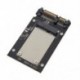 mSATA SSD - 2,5 hüvelykes SATA átalakító adapterkártya Számítógép-átmeneti kártya 50 x 30 mm-es SSD-tok támogatása
