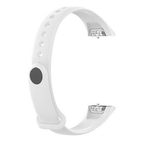 Fehér szín - Óraszíj Samsung Galaxy Fit SM-R370 szíj csuklópánt karkötő TPE csere óraszíj Galaxy fit SM-R370 szíjhoz