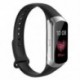 Fekete szín - Óraszíj Samsung Galaxy Fit SM-R370 szíj csuklópánt karkötő TPE csere óraszíj Galaxy fit SM-R370 szíjhoz