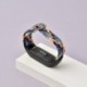 Szín: színes kék - Nylon szíj Xiaomi Mi Band 7 6 5 4 3 szíj színes fonott nylon hurkos csuklópánt csere csuklópánt