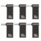 Szín: 3,5x1,35 mm - PD 100 W-os laptop töltő tápadapter csatlakozó USB Type-C aljzatból egyenáramú csatlakozódugóba