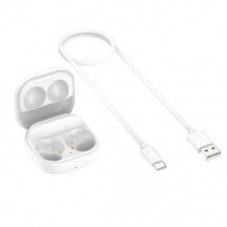 Vezeték nélküli Bluetooth fülhallgató töltő doboz Samsung Galaxy Buds 2 SM-177 csere fülhallgató töltő bölcső