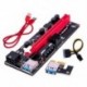 Legújabb VER009 USB 3.0 PCI-E Riser VER 009S Express 1X 4x 8x 16x Extender Pcie Riser Adapter kártya SATA 15 pin - 6 pin