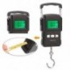 75kg/10g-os mini elektronikus mérleg 50kg/5g digitális kijelzős akasztós horogmérleg mérőszalag horgászpoggyász