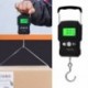 75kg/10g-os mini elektronikus mérleg 50kg/5g digitális kijelzős akasztós horogmérleg mérőszalag horgászpoggyász