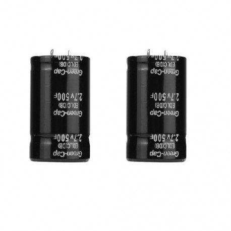 Szín: 2 DB - 1-6 DB 2.7v 500f elektrolit kondenzátor Farad kondenzátor elektronikus fém alkatrészek autók áramköreihez
