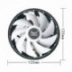 LED CPU hűtő hűtő CPU ventilátor 3 tűs PC számítógép 120mm ventilátor radiátor Intel LGA 1156 1155 1151 1150 775 AMD