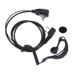 2 PIN-es fülhallgatós fejhallgató PTT MIC 1 m-es fülhorgos walkie-talkie fülhallgató fülhallgató fülhallgató BAOFENG