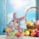 Szín: BJD203 - DIY gyémántfestés húsvéti nyuszi tojás díszítő lámpa aranyos nyúl LED-es fényű gyémánt
