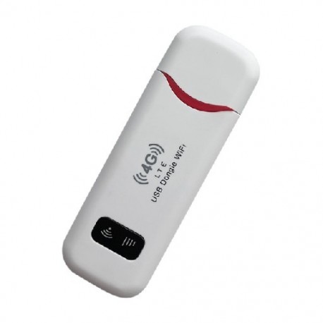Szín: fehér piros - 4G LTE vezeték nélküli USB dongle WiFi router 150Mbps hordozható mobil szélessávú modem Stick SIM