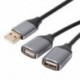 Szín: 1 db - 2 az 1-ben USB-kábel 1 dupla-2 dupla USB-csatlakozó adatelosztó tápadapter Y osztó töltő tápkábel Xbox