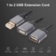 Szín: 1 db - 2 az 1-ben USB-kábel 1 dupla-2 dupla USB-csatlakozó adatelosztó tápadapter Y osztó töltő tápkábel Xbox