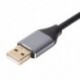 Szín: 1 db - 2 az 1-ben USB-kábel 1 dupla-2 dupla USB-csatlakozó adatelosztó tápadapter Y osztó töltő tápkábel Xbox