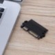 Professzionális SFF-8482 SAS-SATA 180 fokos szögű adapter átalakító egyenes fej alaplaphoz