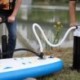 Szín: Légszelep-adapter A - Dupla bemeneti szelep adapter kompresszor lapátlap SUP felfújható szivattyú adapter szabvány
