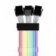 Szín: Dual 8 pin - PSU hosszabbító kábel RGB alaplap hosszabbító ATX 24 PIN, GPU hosszabbító dupla/három tűs 8 PIN PCI