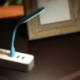 Kibocsátó szín: fehér - Hordozható USB LED lámpa Mini flexibilis LED asztali fény Szemvédő könyves olvasólámpa Power