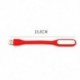Kibocsátó szín: fehér - Hordozható USB LED lámpa Mini flexibilis LED asztali fény Szemvédő könyves olvasólámpa Power