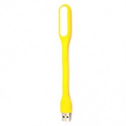 Kibocsátó szín: sárga - Hordozható USB LED lámpa Mini flexibilis LED asztali fény Szemvédő könyves olvasólámpa Power