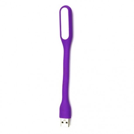 Kibocsátó szín: lila - Hordozható USB LED lámpa Mini flexibilis LED asztali fény Szemvédő könyves olvasólámpa Power