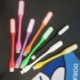 Kibocsátó szín: lila - Hordozható USB LED lámpa Mini flexibilis LED asztali fény Szemvédő könyves olvasólámpa Power