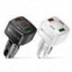 Csatlakozó típusa: fehér - 38 W-os autós töltő USB Type C PD 4 portos QC 3.0 gyorstöltés iphone 13 12 Pro Max Xiaomi