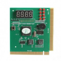 4 számjegyű LCD-kijelzős PC-elemző diagnosztikai kártya alaplap-post teszter ISA PCI-buszhoz Mian Board Detect alaplap