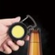 Kibocsátó szín: A - Mini mini LED zseblámpa munkalámpa újratölthető vakító COB kulcstartó lámpa kültéri kemping